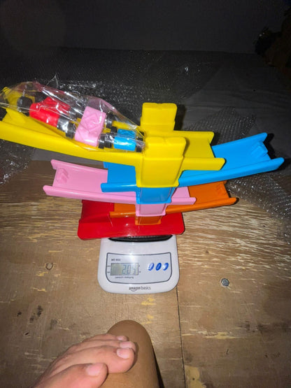 DIY Multilevel Racetrack Glider on Building Block Toys