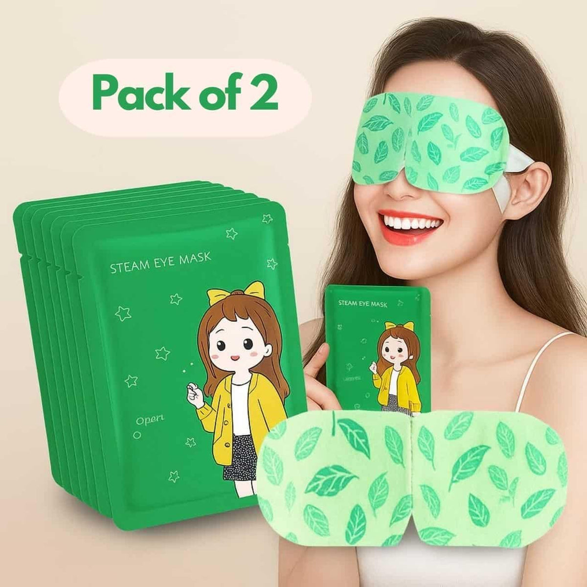 Steam Eye Mask Pack of 2