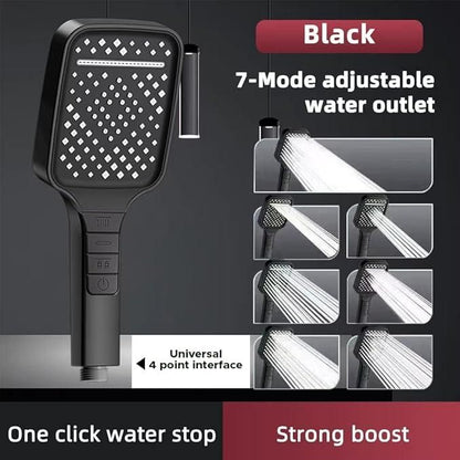 7 Modes Large Shower Head