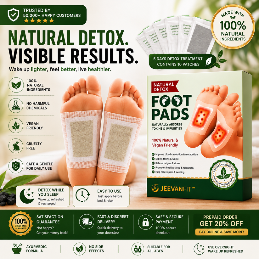 Ayurvedic Restore™ Foot Patches | Buy 1 Get 19 FREE